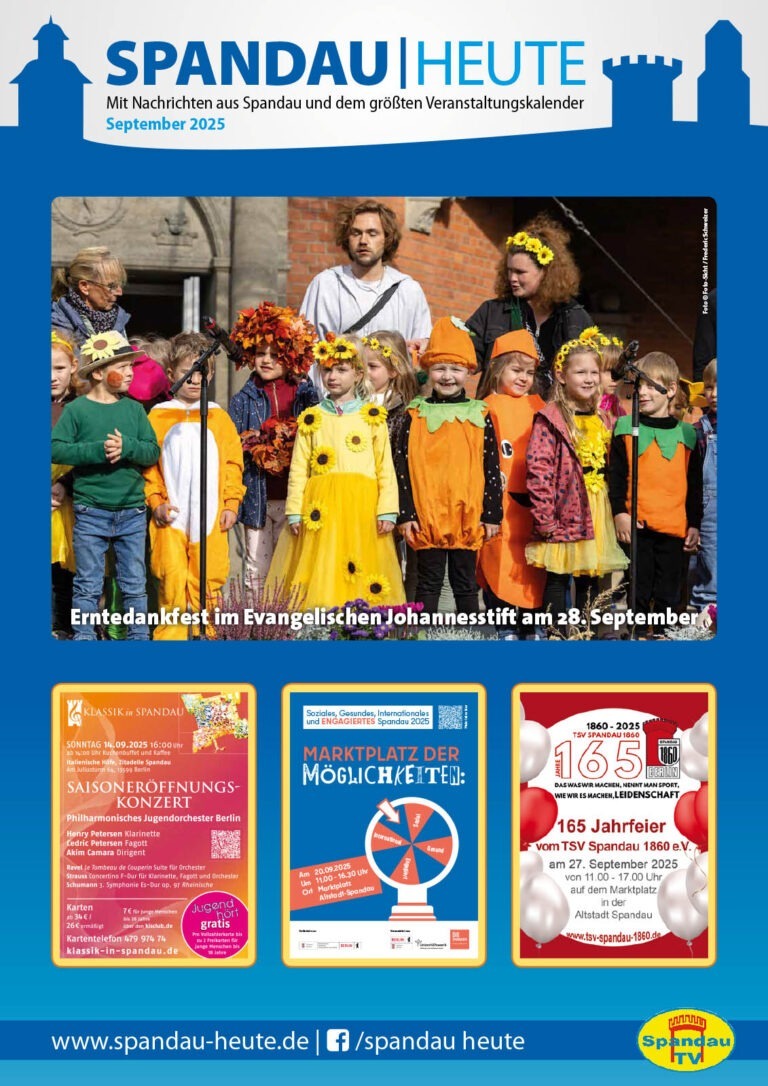 Spandau Heute - Ausgabe 09-2025 - Titelbild