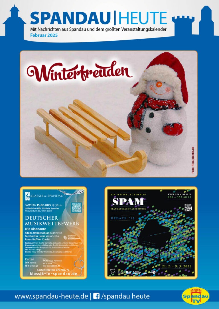 Spandau Heute - Titel Ausgabe 02-2025