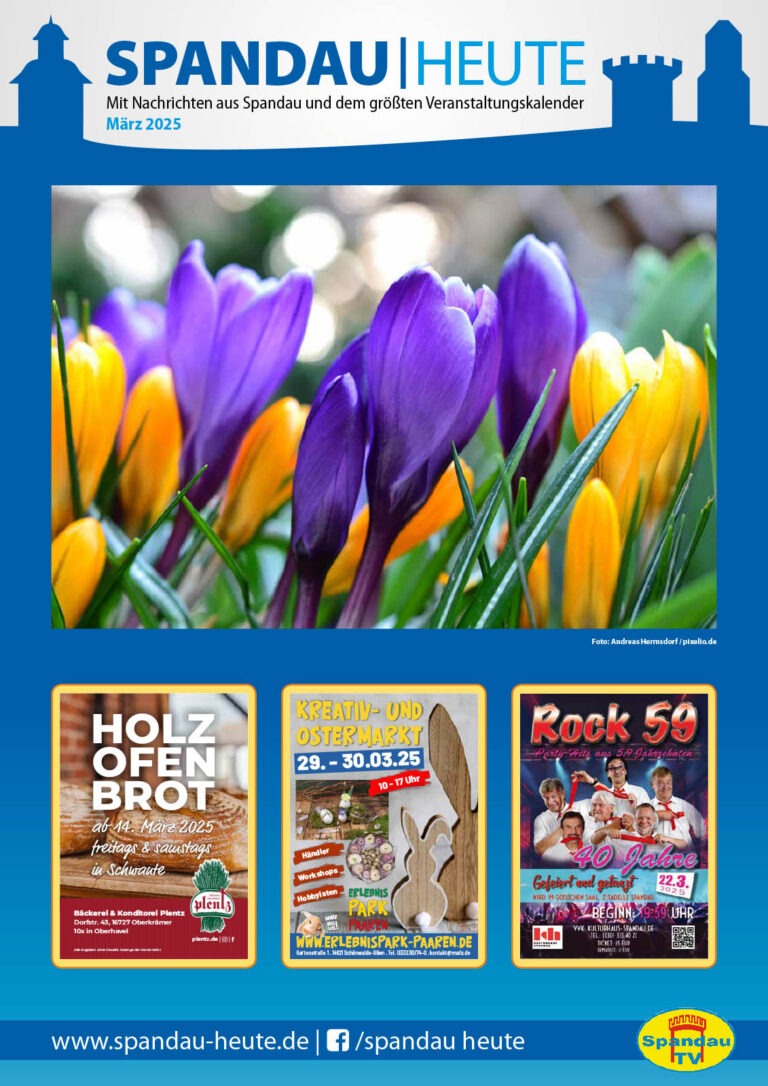 Spandau Heute - Titel Ausgabe 03-2025
